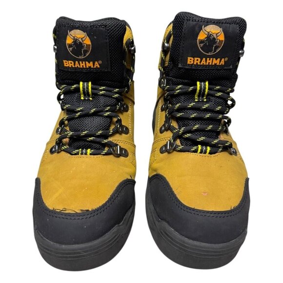 STEEL-TOE BRAHMA BOOTS Work Wear Winter Construction Boots Mens 7 US main image 6